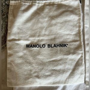 4 authentic Manila Blahnik shoe dust covers